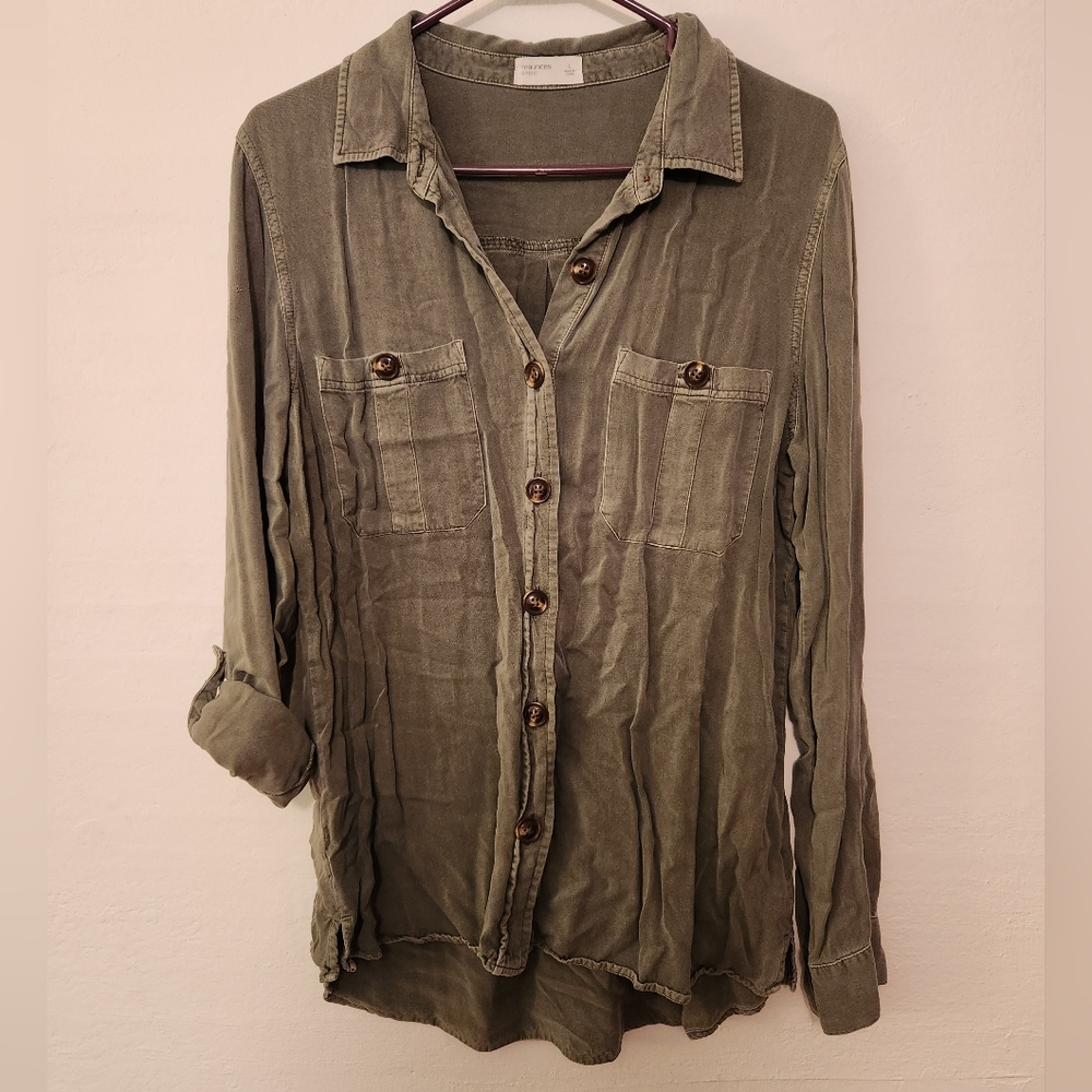 Relaxed Fit Button Down